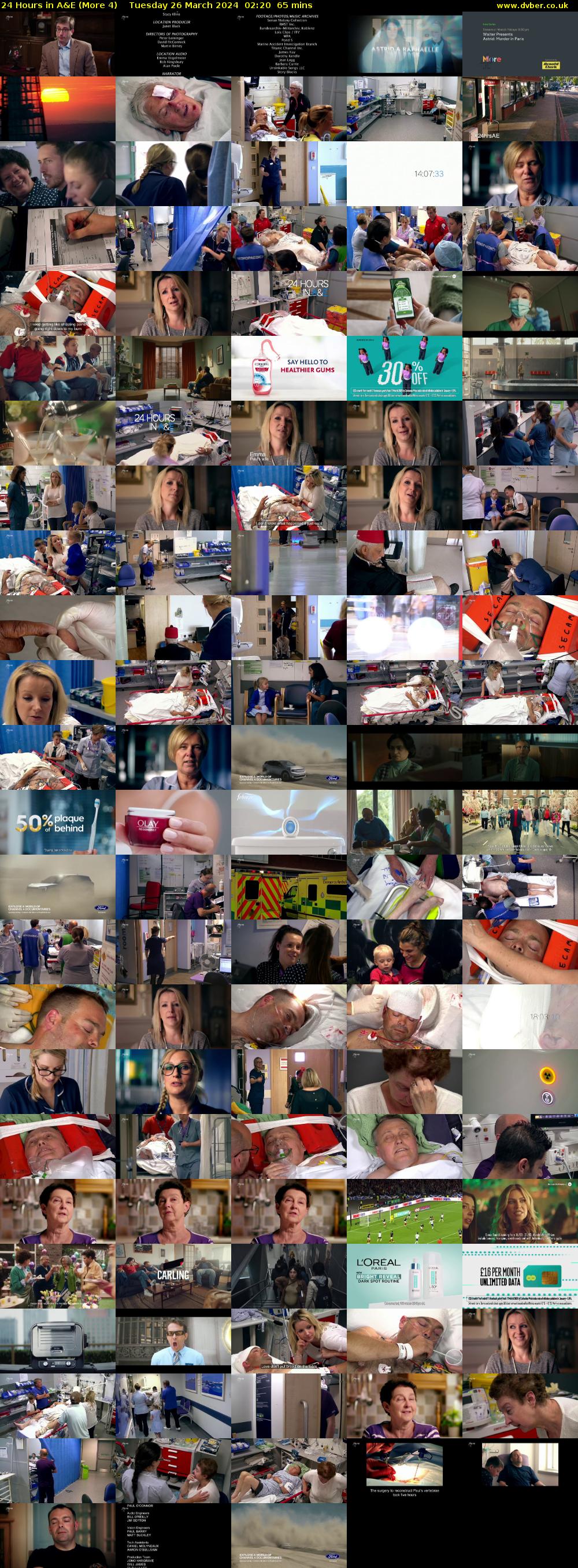 24 Hours in A&E (More 4) Tuesday 26 March 2024 02:20 - 03:25