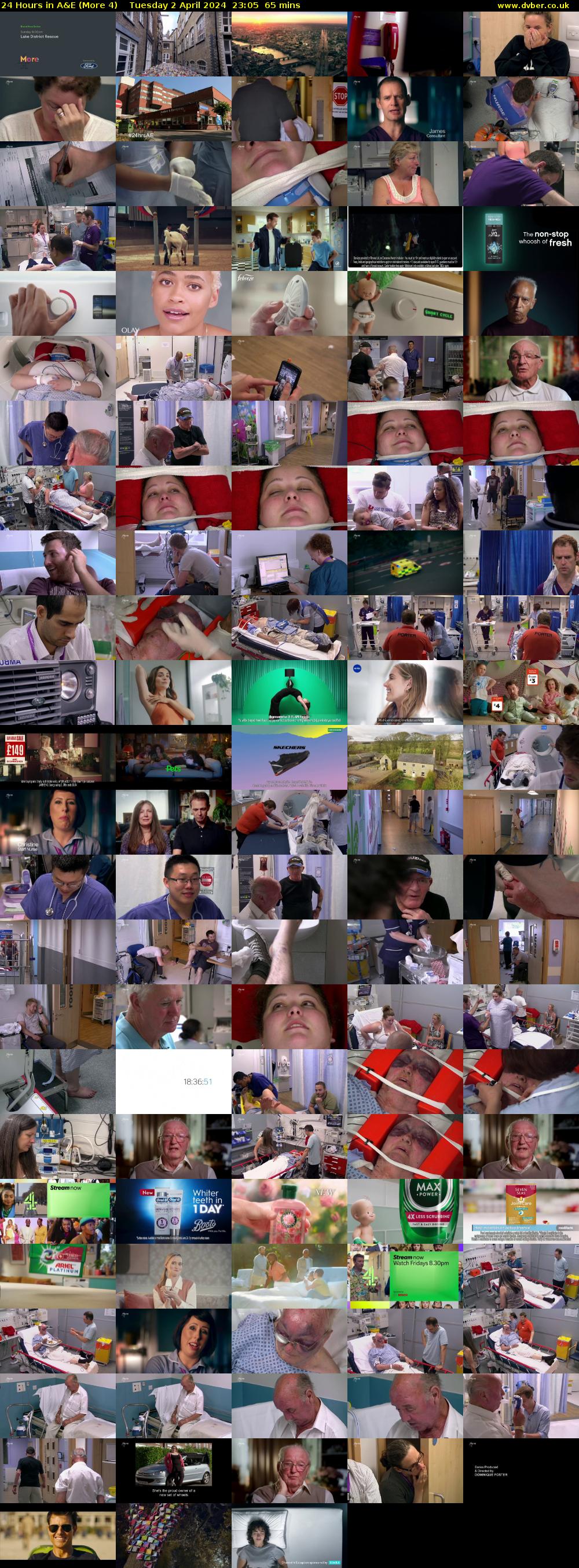24 Hours in A&E (More 4) Tuesday 2 April 2024 23:05 - 00:10