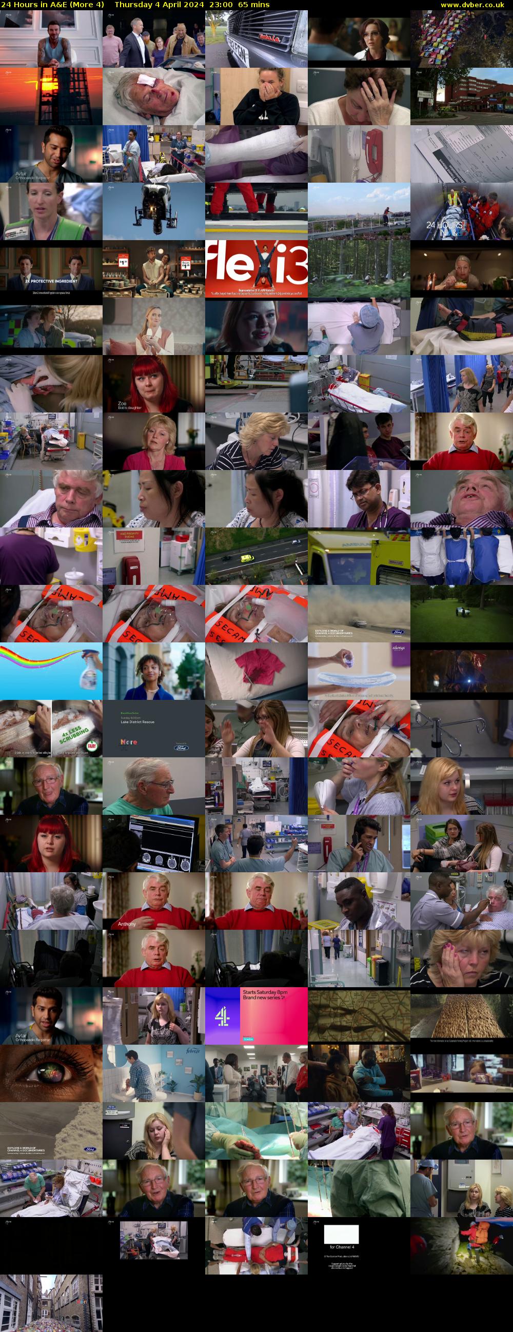 24 Hours in A&E (More 4) Thursday 4 April 2024 23:00 - 00:05