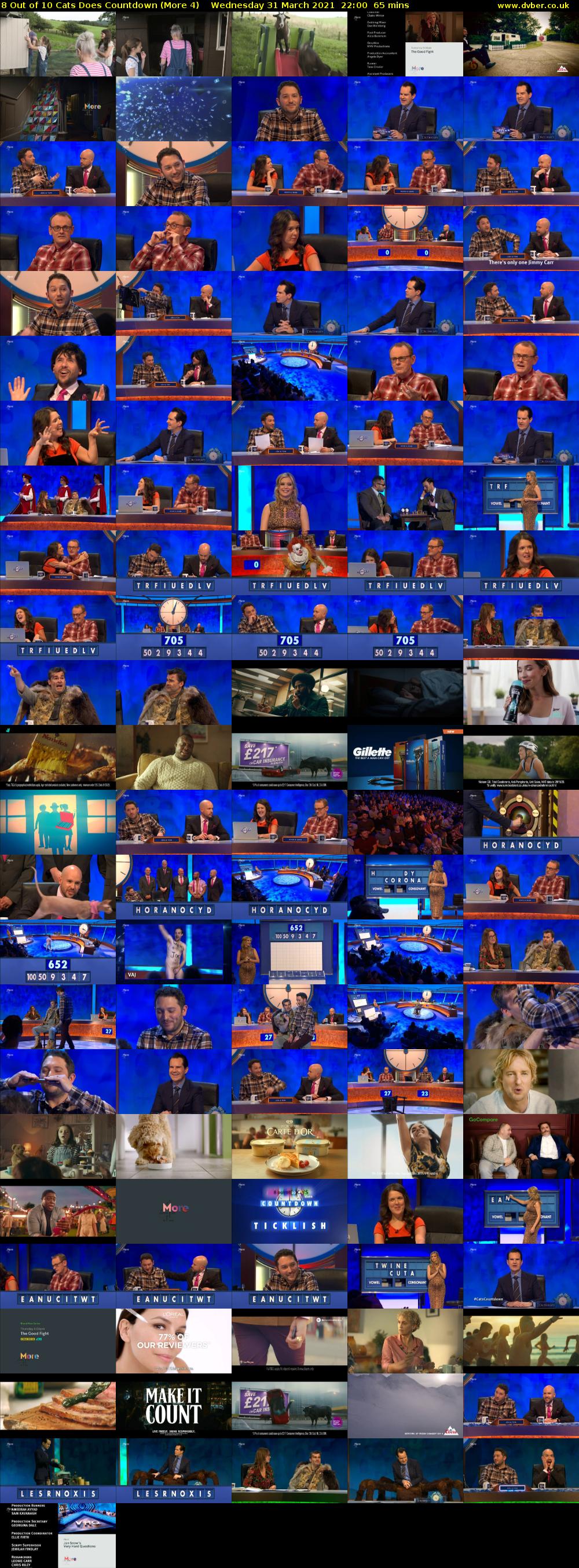 8 Out of 10 Cats Does Countdown (More 4) Wednesday 31 March 2021 22:00 - 23:05