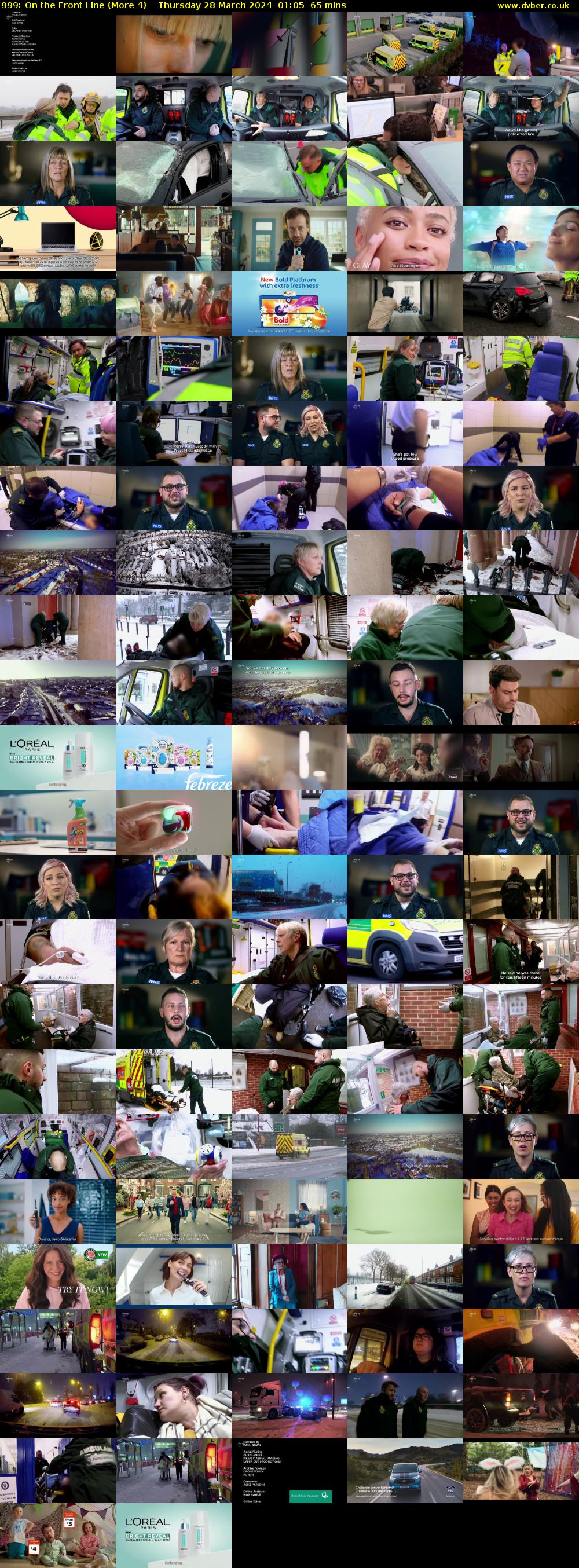 999: On the Front Line (More 4) Thursday 28 March 2024 01:05 - 02:10