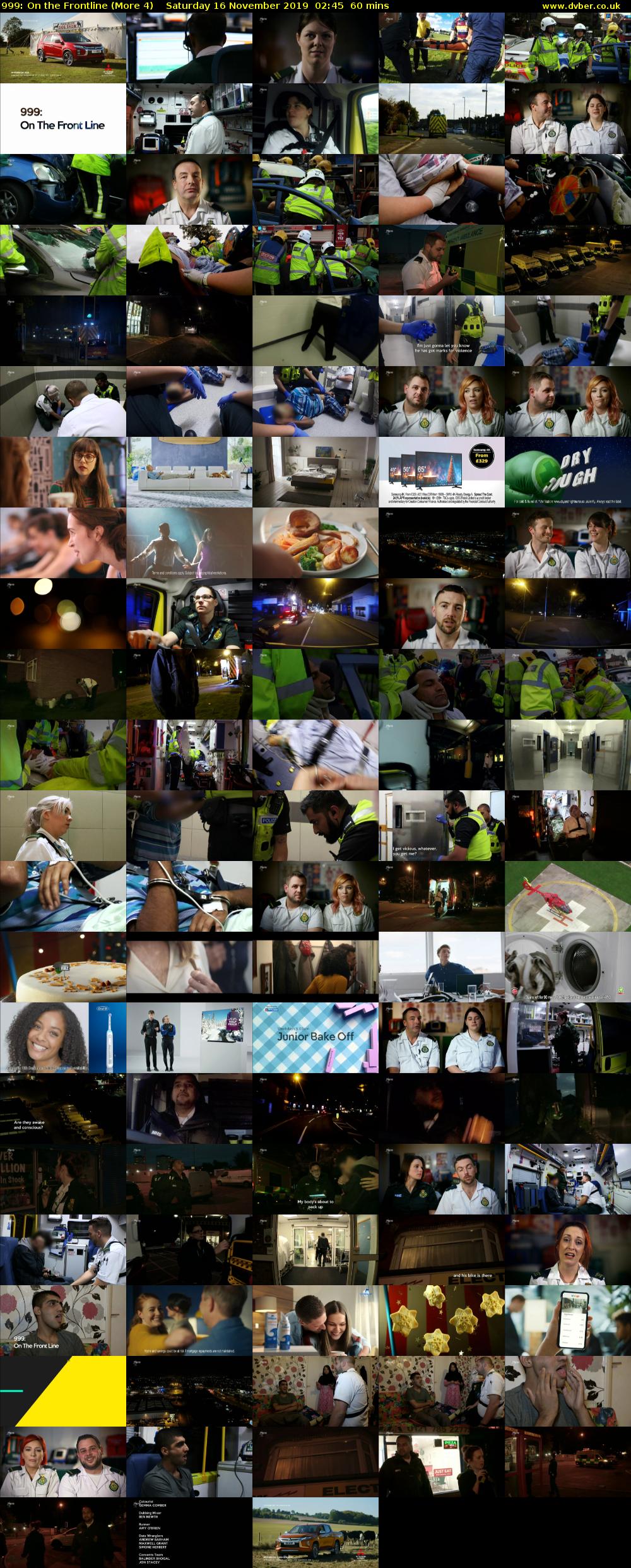 999: On the Frontline (More 4) Saturday 16 November 2019 02:45 - 03:45