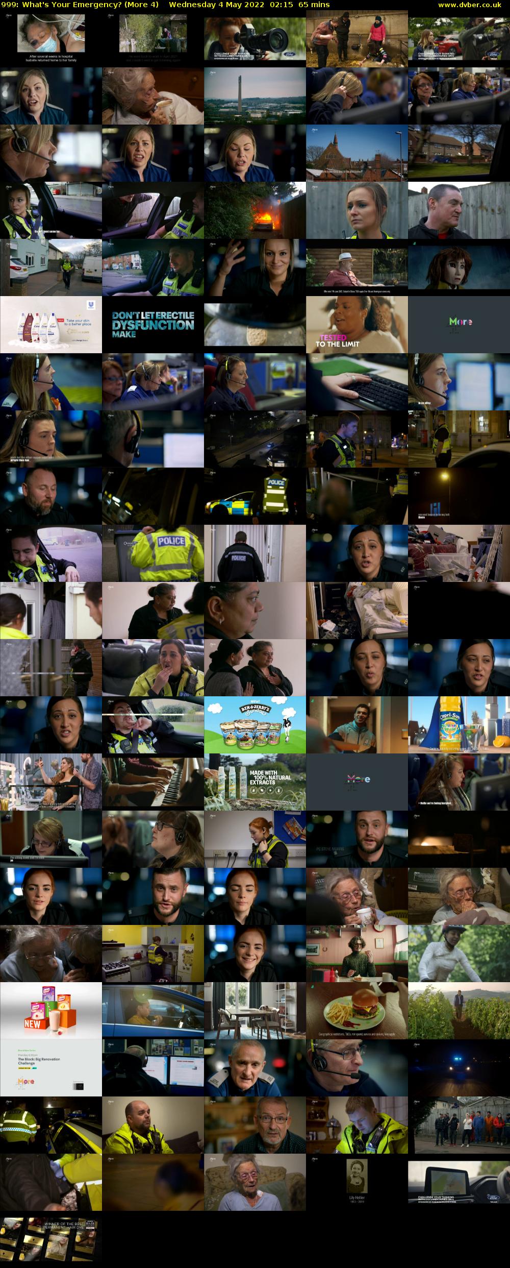 999: What's Your Emergency? (More 4) Wednesday 4 May 2022 02:15 - 03:20