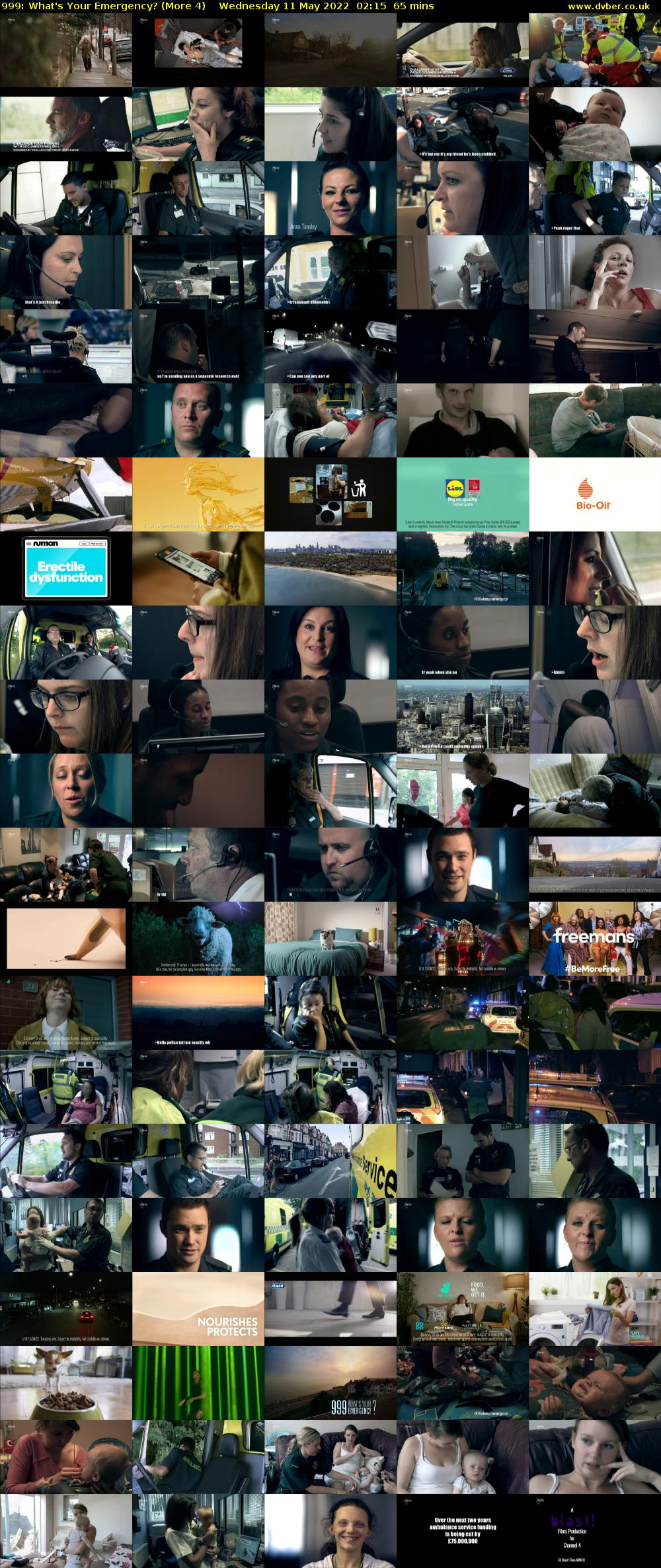 999: What's Your Emergency? (More 4) Wednesday 11 May 2022 02:15 - 03:20