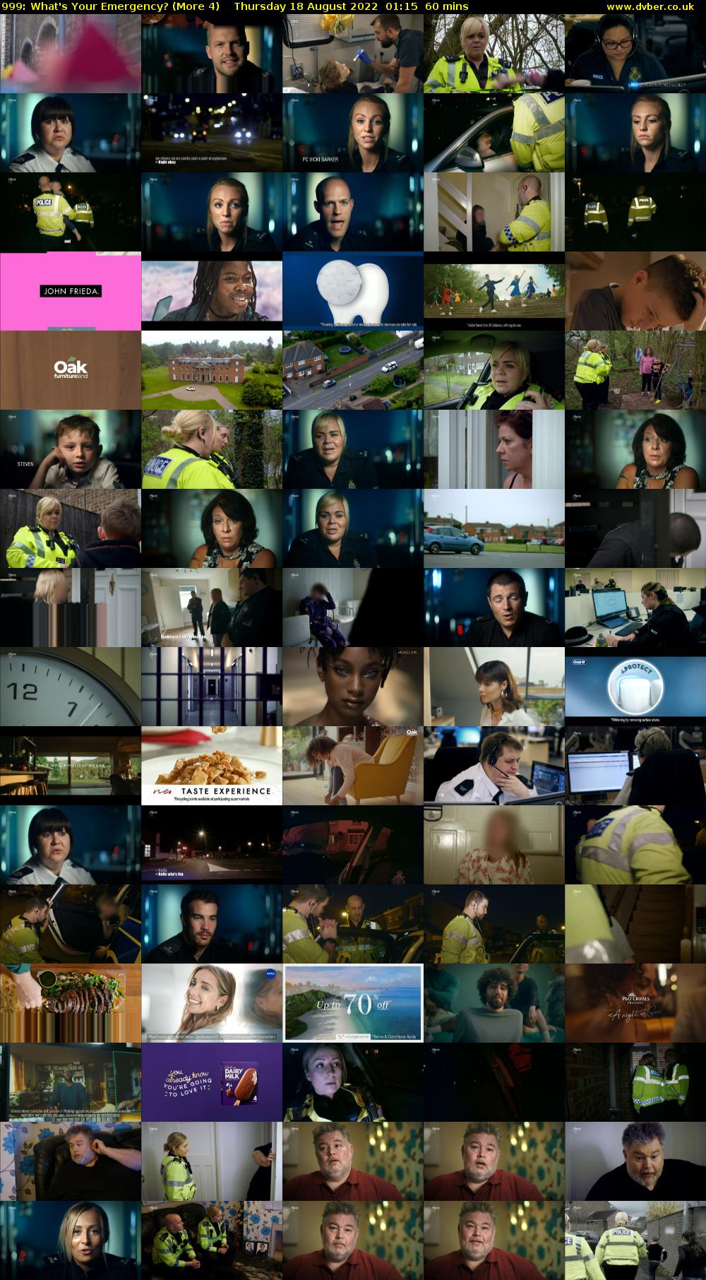 999: What's Your Emergency? (More 4) Thursday 18 August 2022 01:15 - 02:15
