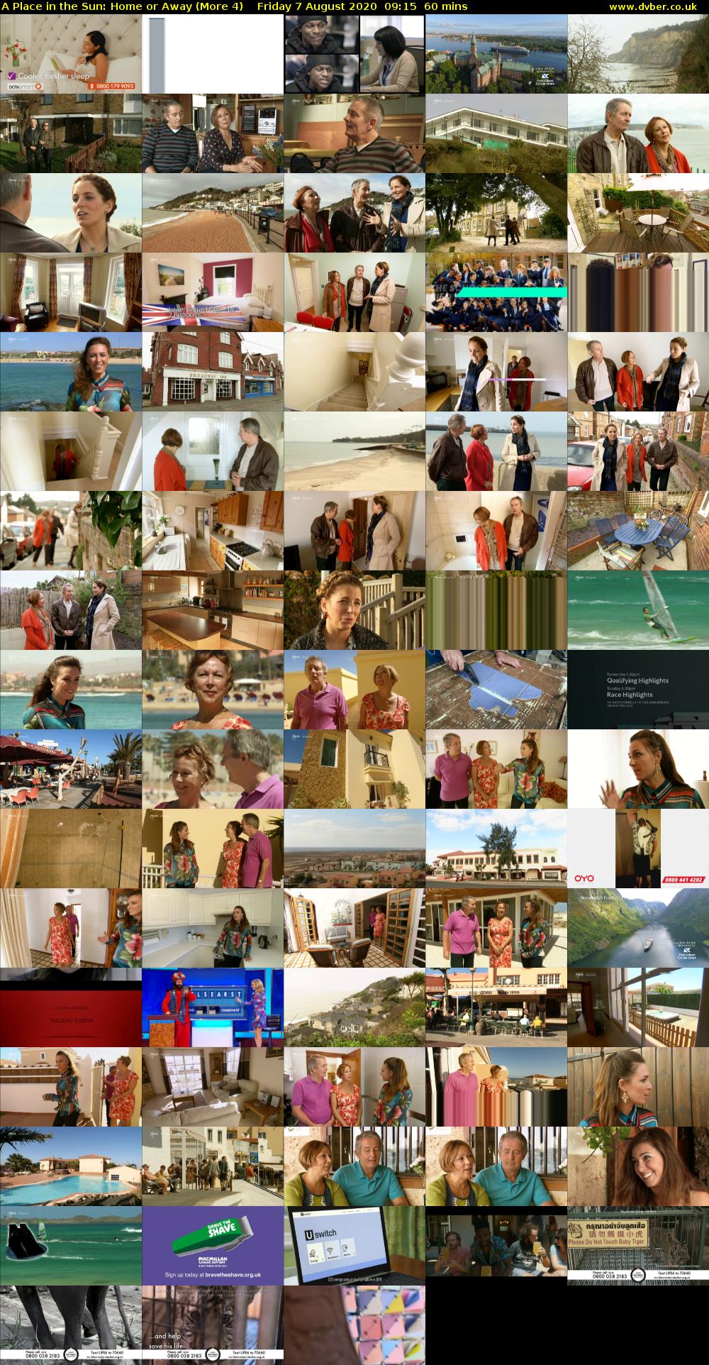 A Place in the Sun: Home or Away (More 4) Friday 7 August 2020 09:15 - 10:15