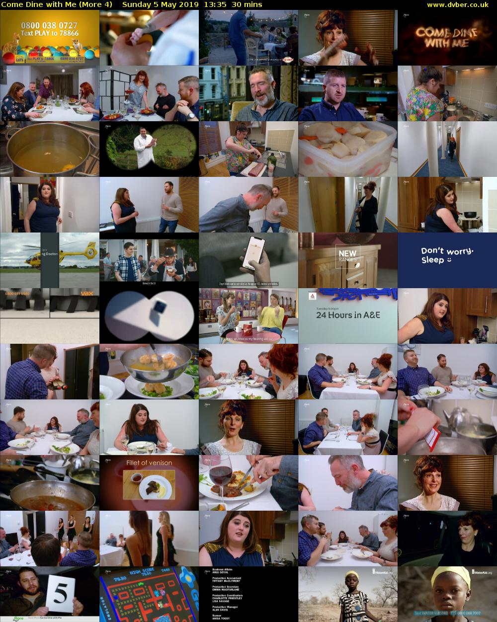 Come Dine with Me (More 4) Sunday 5 May 2019 13:35 - 14:05