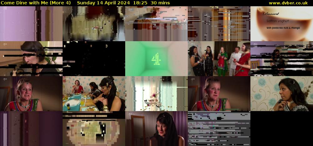 Come Dine with Me (More 4) Sunday 14 April 2024 18:25 - 18:55