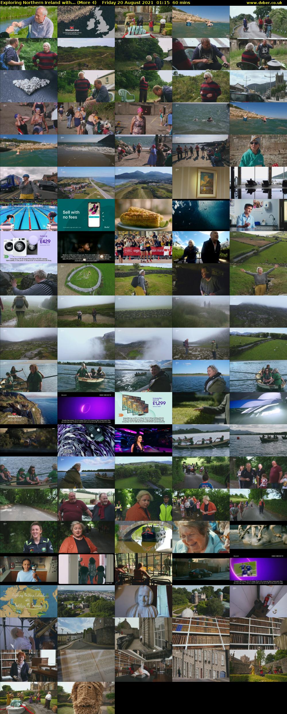 Exploring Northern Ireland with... (More 4) Friday 20 August 2021 01:15 - 02:15