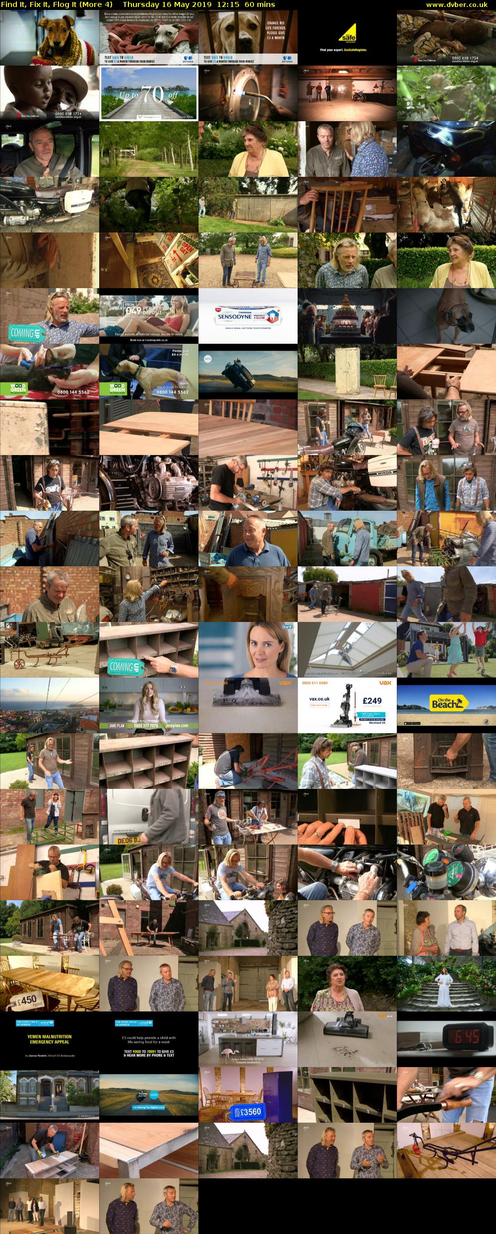 Find It, Fix It, Flog It (More 4) Thursday 16 May 2019 12:15 - 13:15