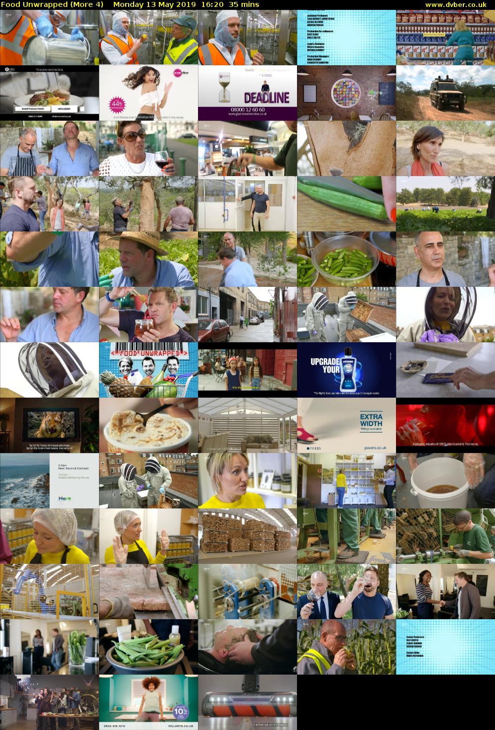 Food Unwrapped (More 4) Monday 13 May 2019 16:20 - 16:55