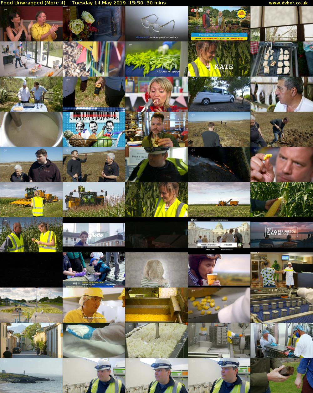 Food Unwrapped (More 4) Tuesday 14 May 2019 15:50 - 16:20