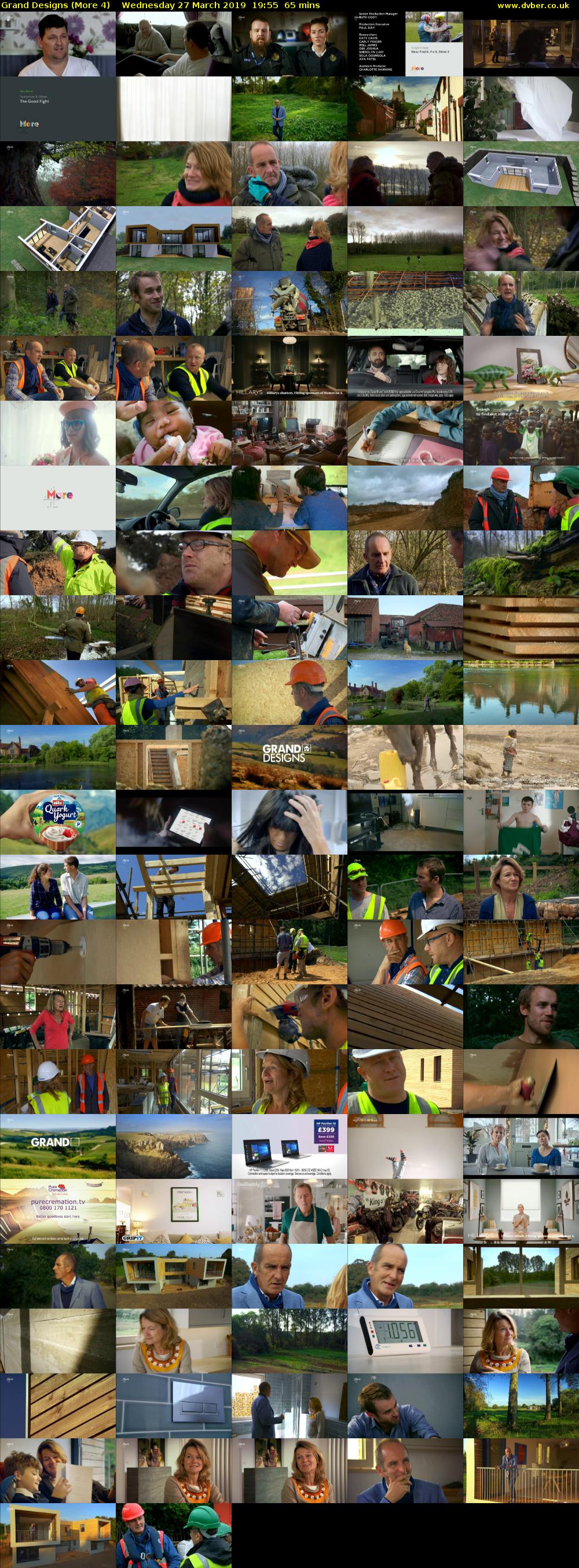 Grand Designs (More 4) Wednesday 27 March 2019 19:55 - 21:00
