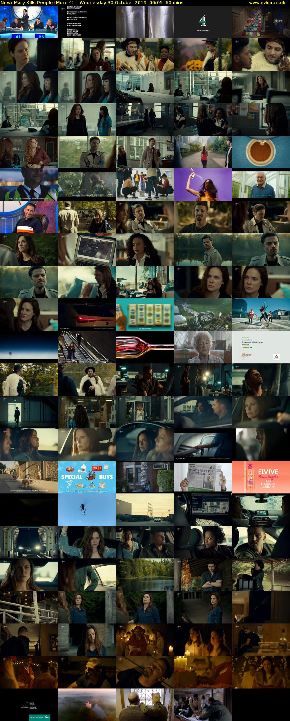 Mary Kills People (More 4) Wednesday 30 October 2019 00:05 - 01:05