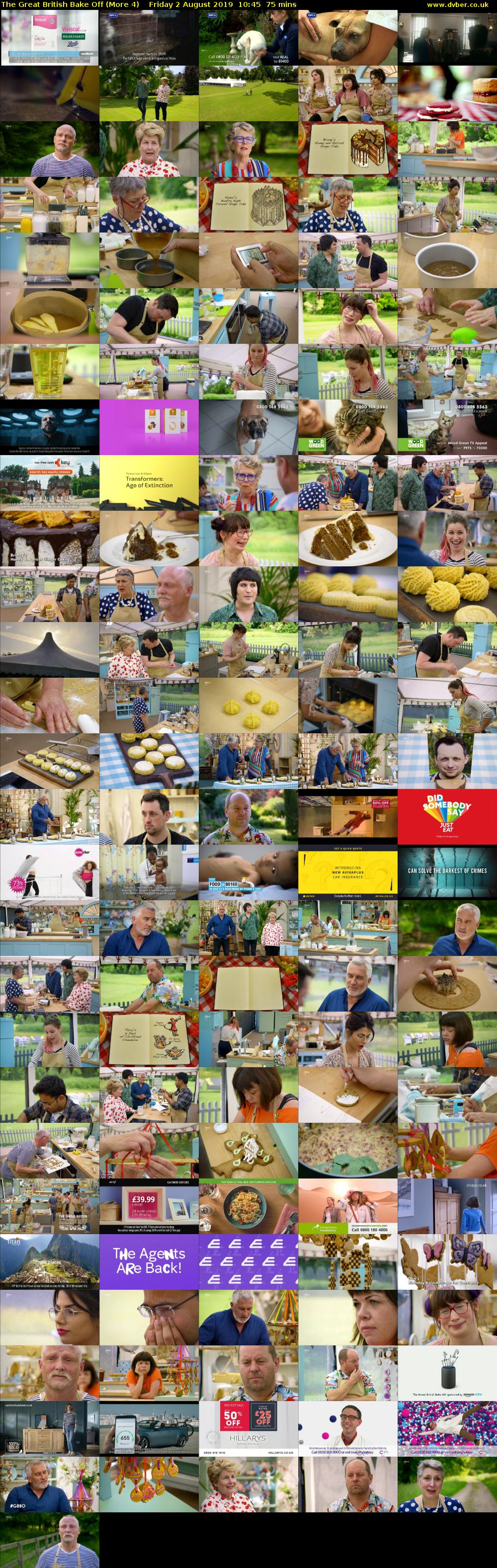 The Great British Bake Off (More 4) Friday 2 August 2019 10:45 - 12:00