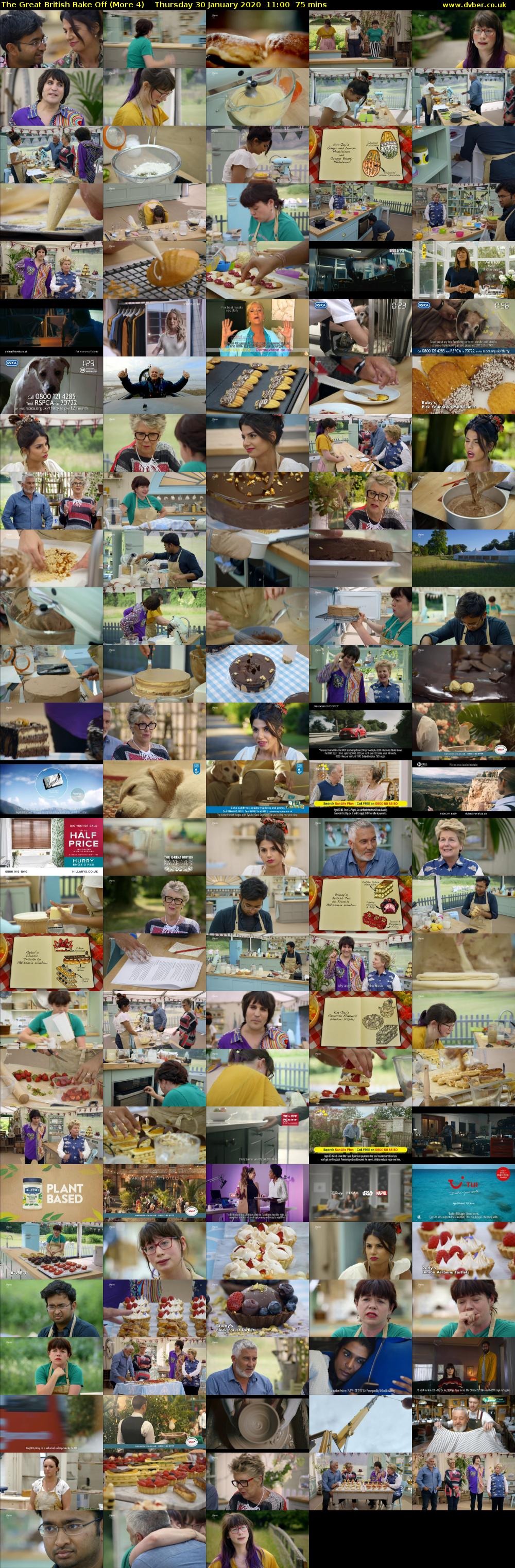 The Great British Bake Off (More 4) Thursday 30 January 2020 11:00 - 12:15