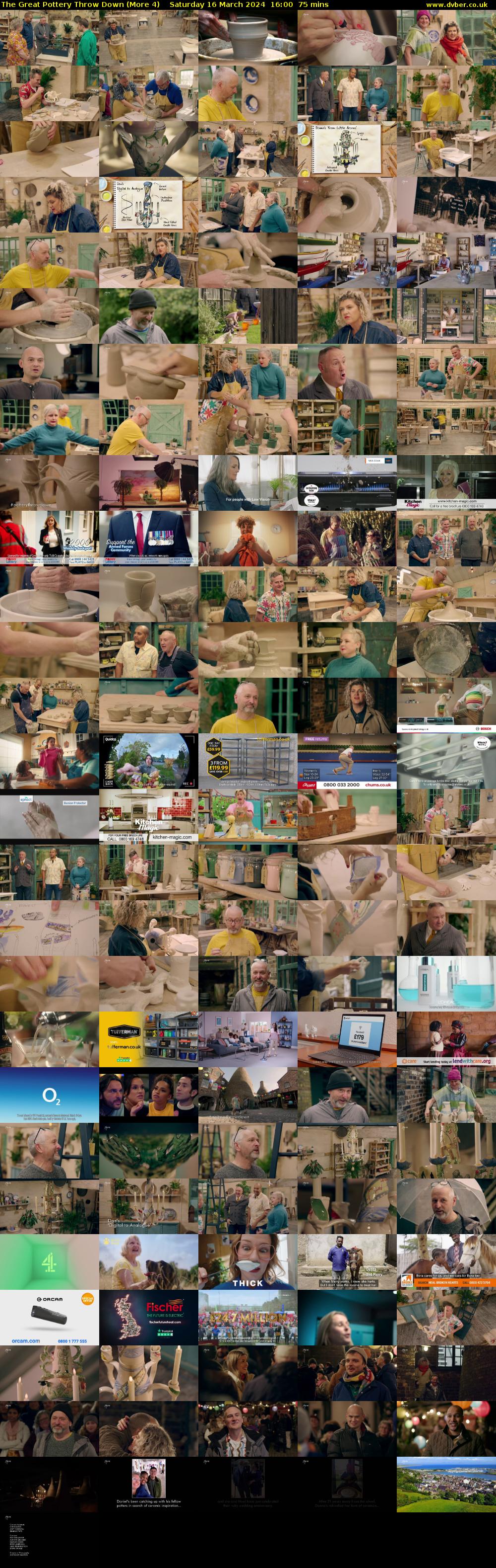 The Great Pottery Throw Down (More 4) Saturday 16 March 2024 16:00 - 17:15