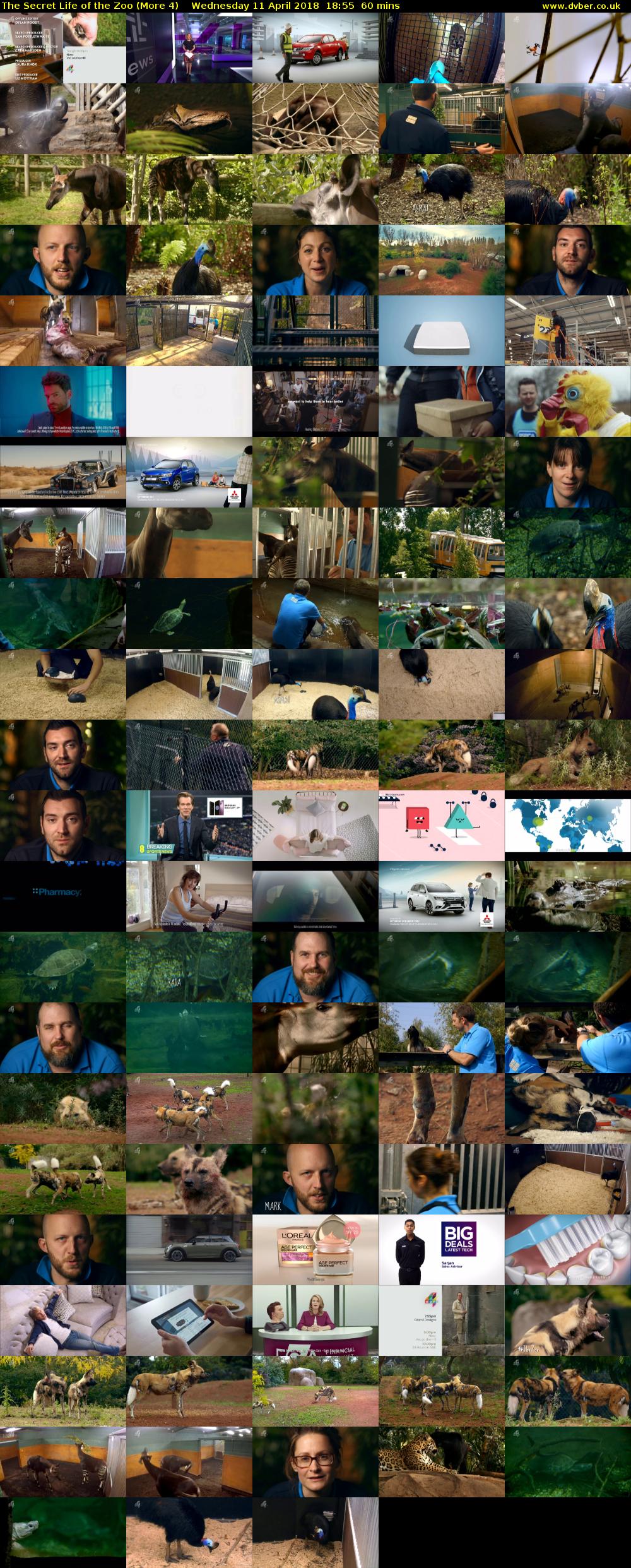The Secret Life of the Zoo (More 4) Wednesday 11 April 2018 18:55 - 19:55