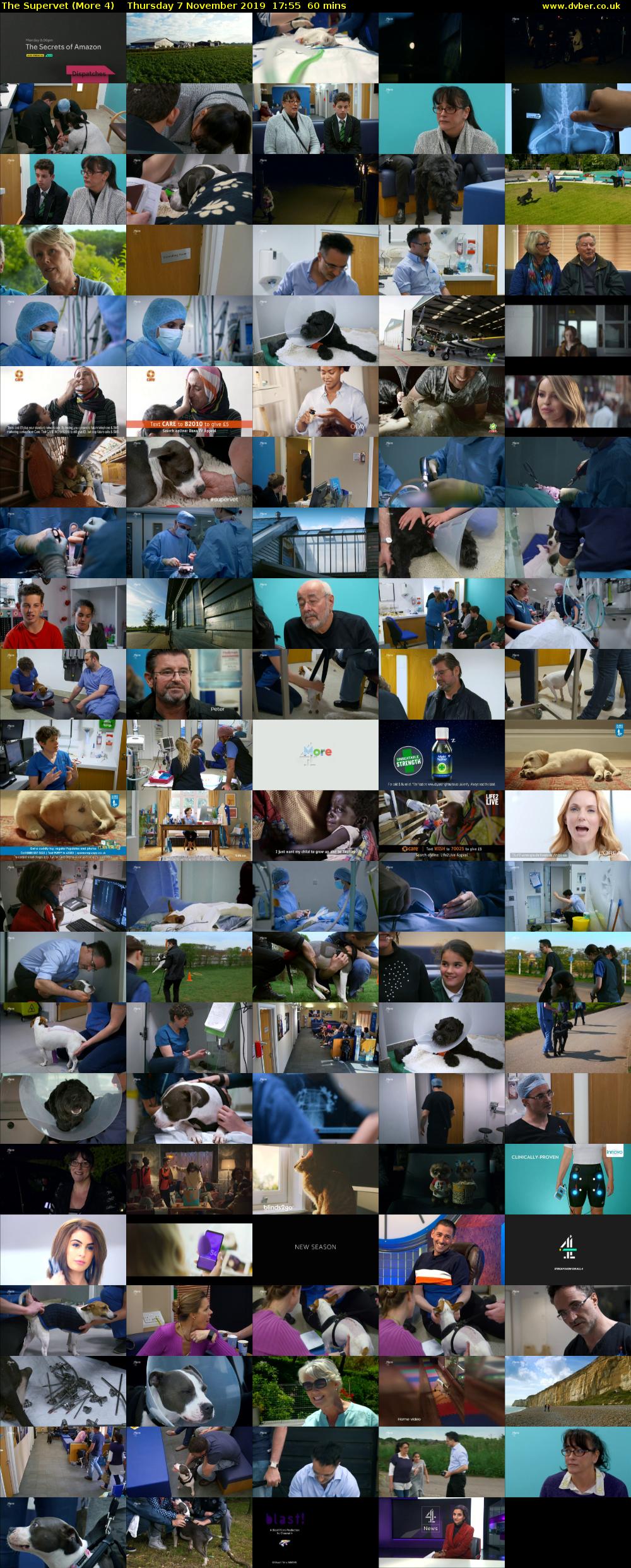 The Supervet (More 4) Thursday 7 November 2019 17:55 - 18:55