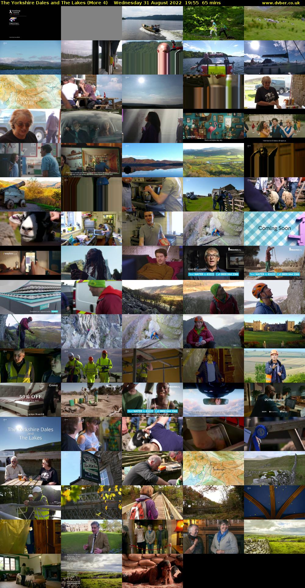 The Yorkshire Dales and The Lakes (More 4) Wednesday 31 August 2022 19:55 - 21:00