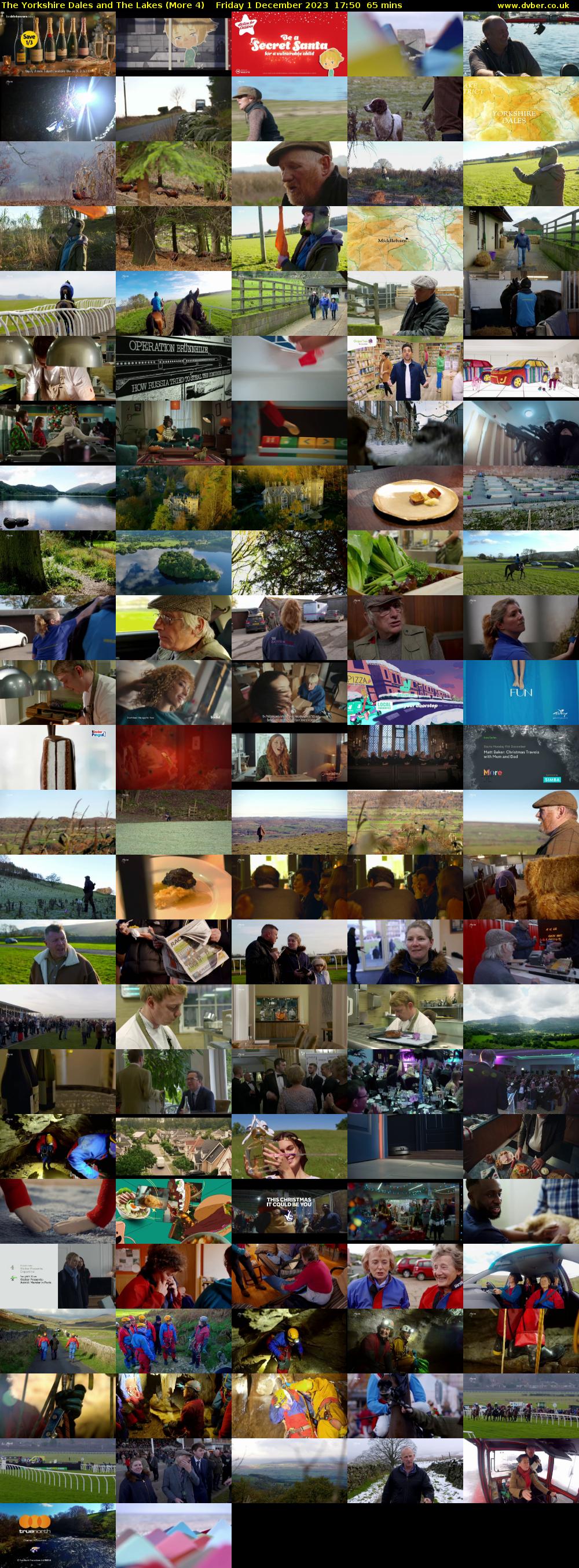 The Yorkshire Dales and The Lakes (More 4) Friday 1 December 2023 17:50 - 18:55