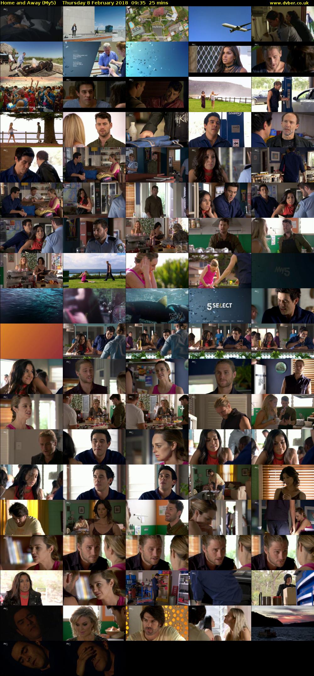 Home and Away (My5) Thursday 8 February 2018 09:35 - 10:00