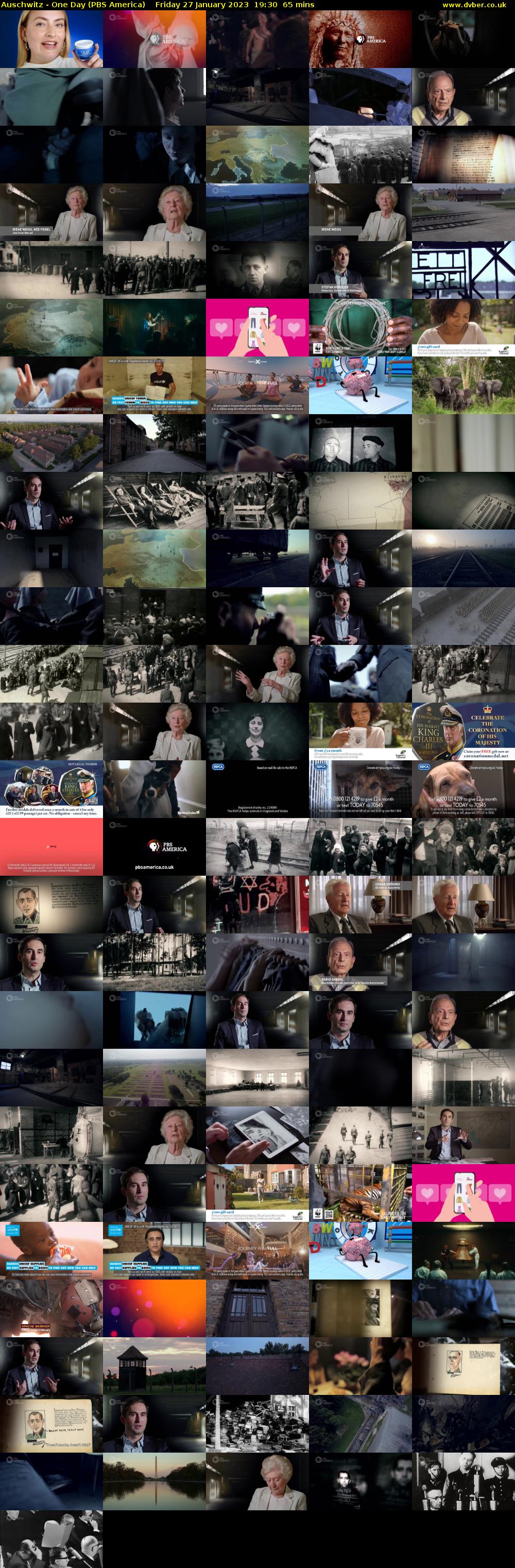 Auschwitz - One Day (PBS America) Friday 27 January 2023 19:30 - 20:35