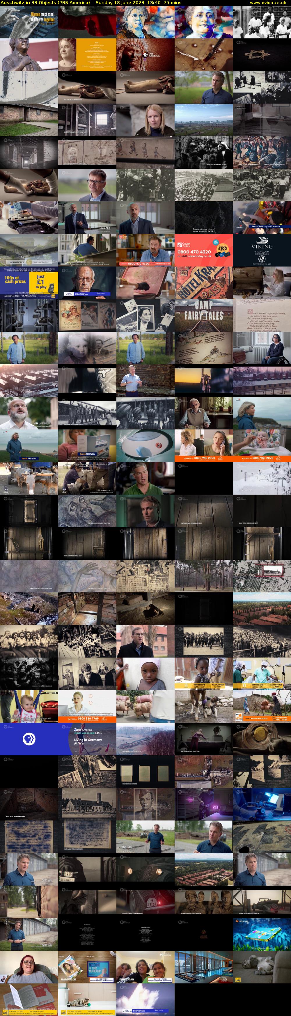 Auschwitz in 33 Objects (PBS America) Sunday 18 June 2023 13:40 - 14:55
