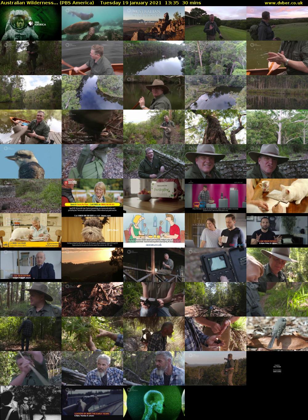 Australian Wilderness... (PBS America) Tuesday 19 January 2021 13:35 - 14:05