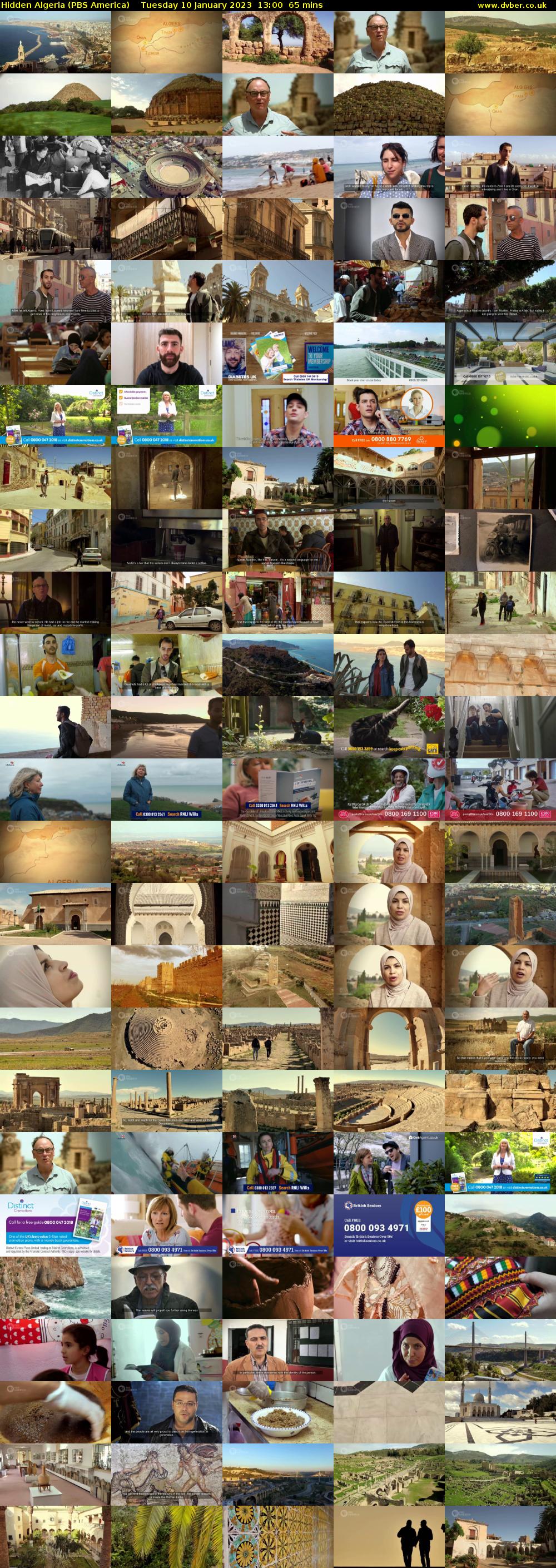 Hidden Algeria (PBS America) Tuesday 10 January 2023 13:00 - 14:05