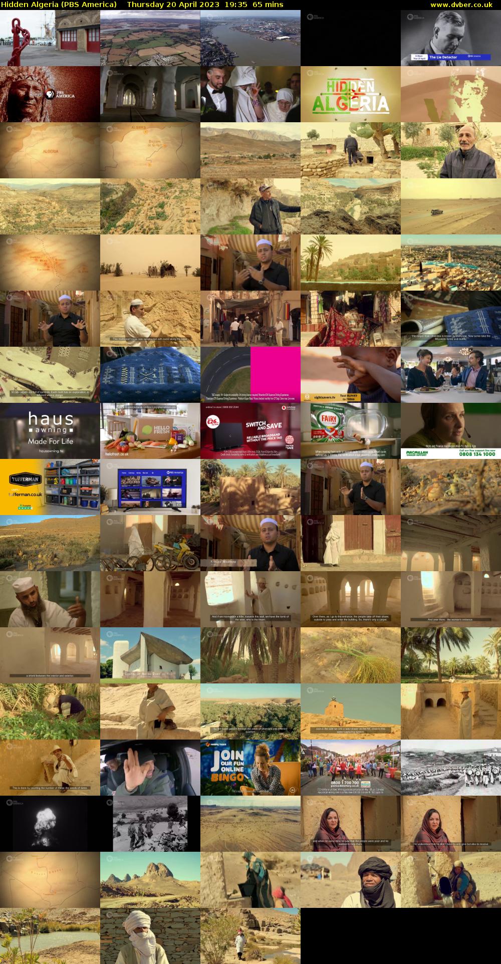 Hidden Algeria (PBS America) Thursday 20 April 2023 19:35 - 20:40