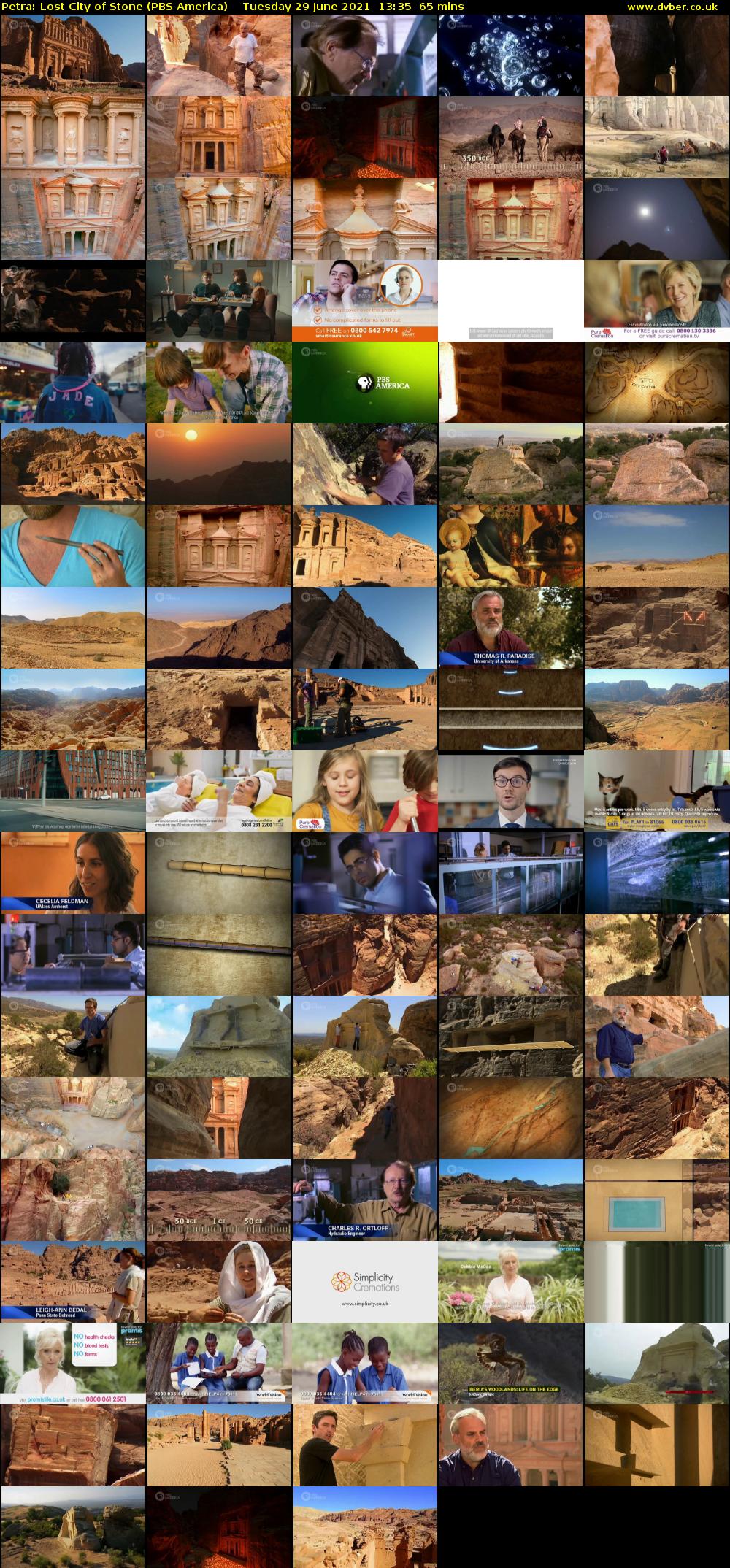 Petra: Lost City of Stone (PBS America) Tuesday 29 June 2021 13:35 - 14:40