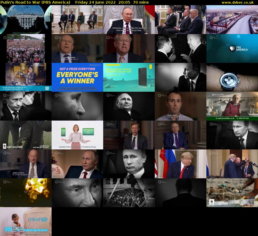 Putin's Road to War (PBS America) Friday 24 June 2022 20:05 - 21:15