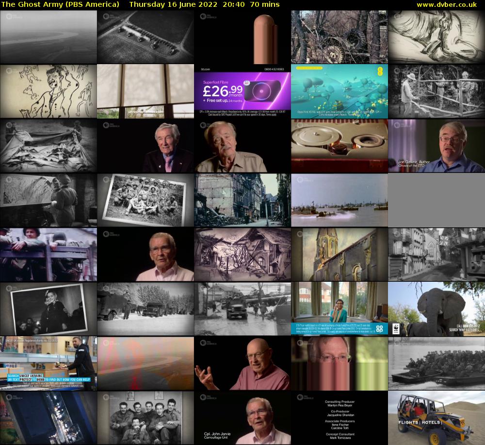 The Ghost Army (PBS America) Thursday 16 June 2022 20:40 - 21:50