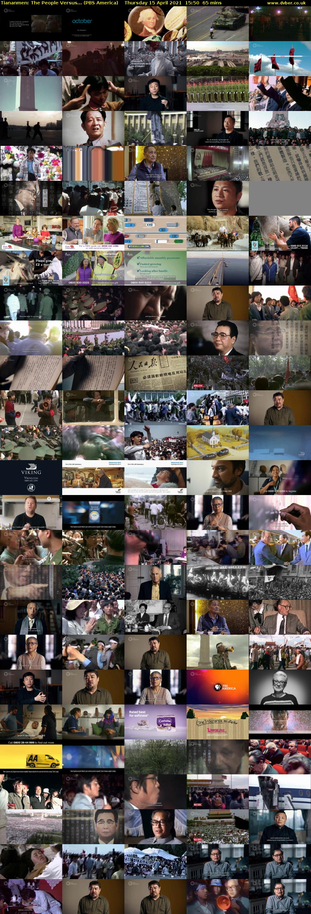 Tiananmen: The People Versus... (PBS America) Thursday 15 April 2021 15:50 - 16:55