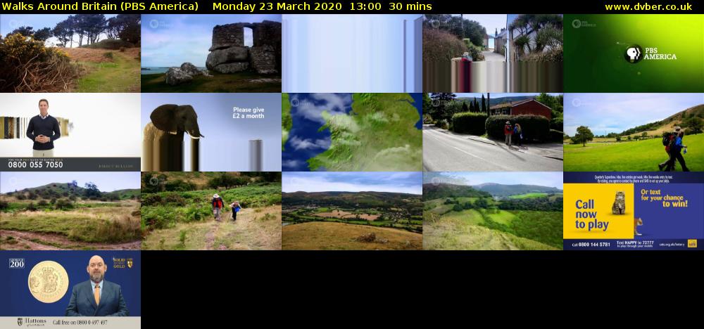 Walks Around Britain (PBS America) Monday 23 March 2020 13:00 - 13:30