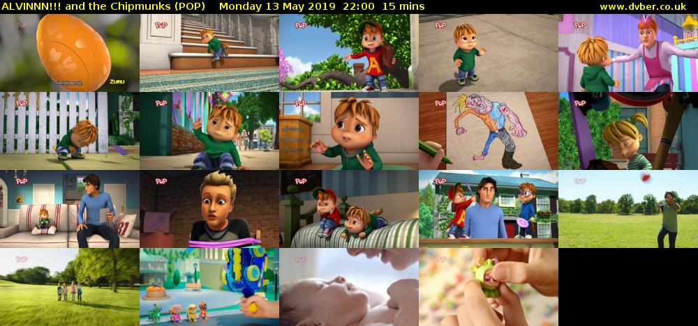 ALVINNN!!! and the Chipmunks (POP) Monday 13 May 2019 22:00 - 22:15