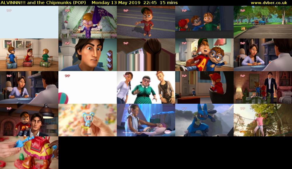 ALVINNN!!! and the Chipmunks (POP) Monday 13 May 2019 22:45 - 23:00
