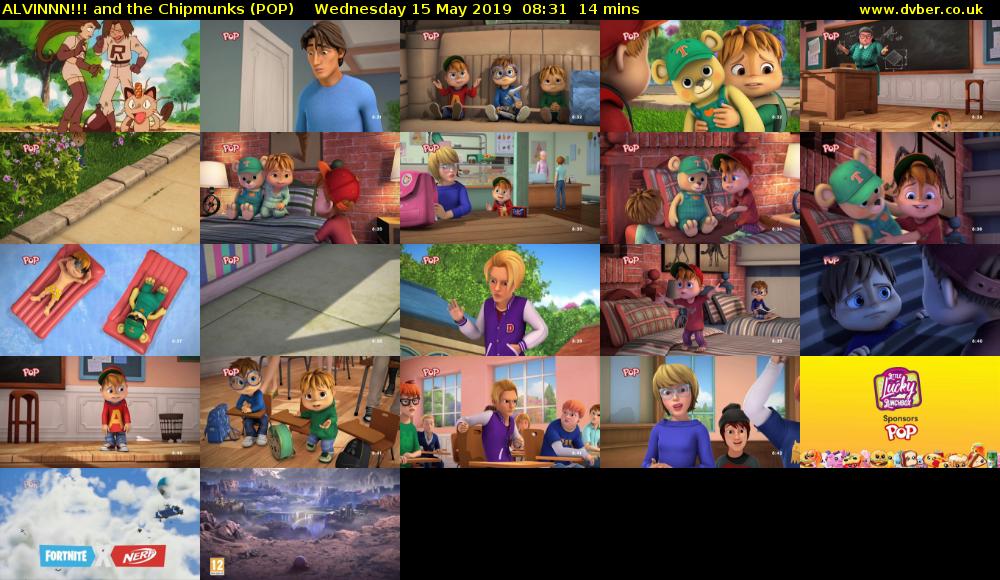 ALVINNN!!! and the Chipmunks (POP) Wednesday 15 May 2019 08:31 - 08:45