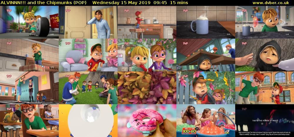 ALVINNN!!! and the Chipmunks (POP) Wednesday 15 May 2019 09:45 - 10:00