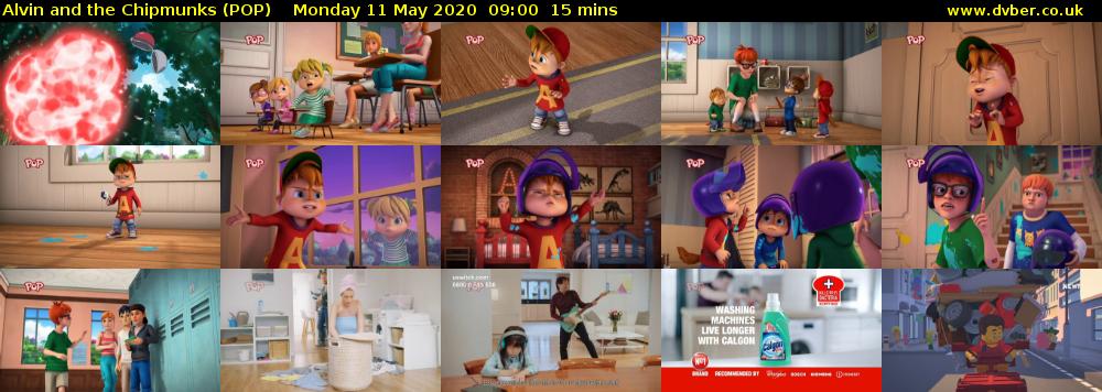 Alvin and the Chipmunks (POP) Monday 11 May 2020 09:00 - 09:15