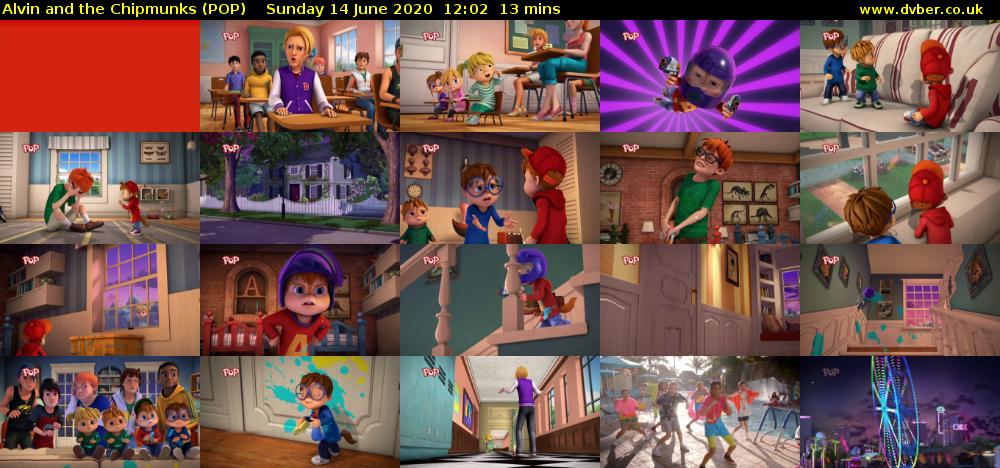 Alvin and the Chipmunks (POP) Sunday 14 June 2020 12:02 - 12:15