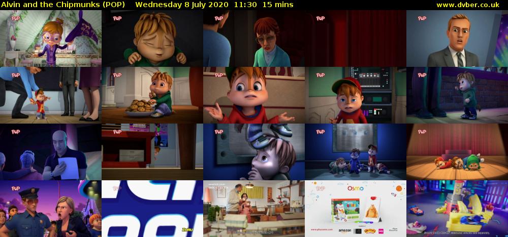 Alvin and the Chipmunks (POP) Wednesday 8 July 2020 11:30 - 11:45