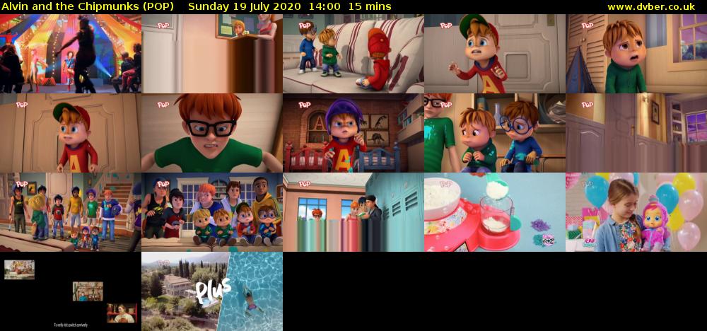 Alvin and the Chipmunks (POP) Sunday 19 July 2020 14:00 - 14:15