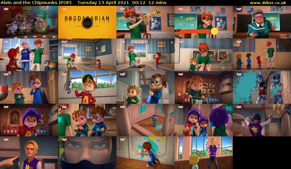 Alvin and the Chipmunks (POP) Tuesday 13 April 2021 00:12 - 00:24