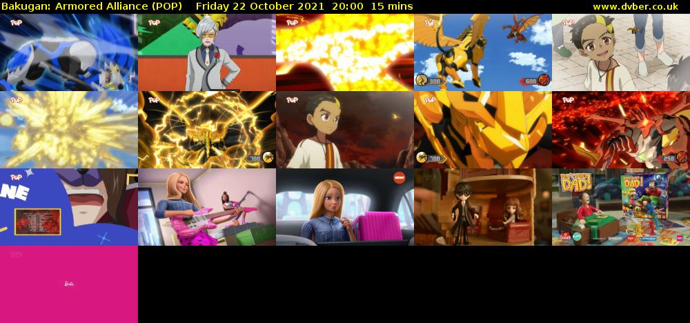 Bakugan: Armored Alliance (POP) Friday 22 October 2021 20:00 - 20:15