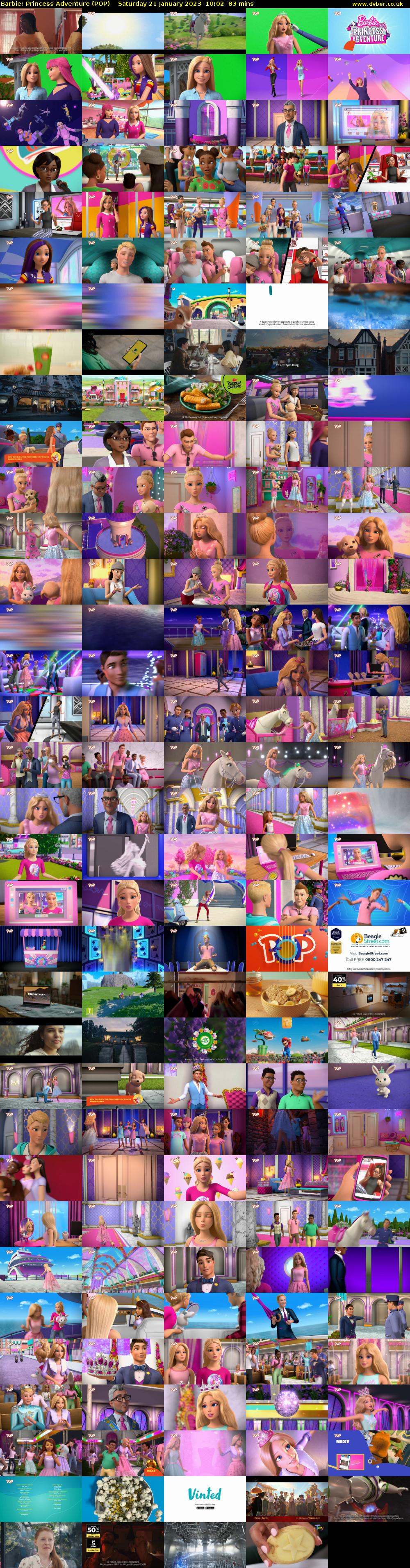 Barbie: Princess Adventure (POP) Saturday 21 January 2023 10:02 - 11:25