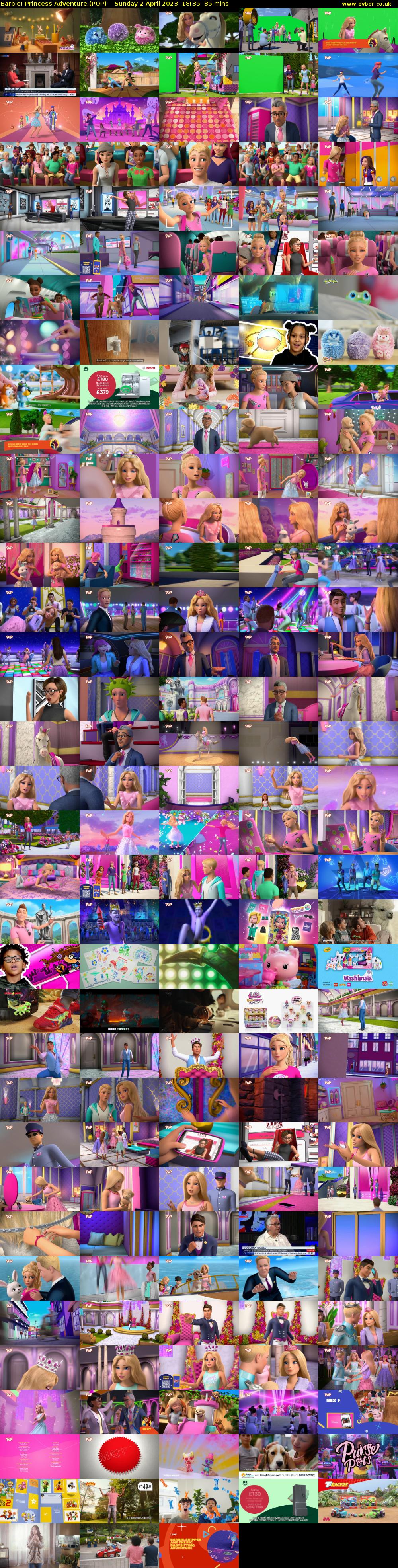 Barbie: Princess Adventure (POP) Sunday 2 April 2023 18:35 - 20:00