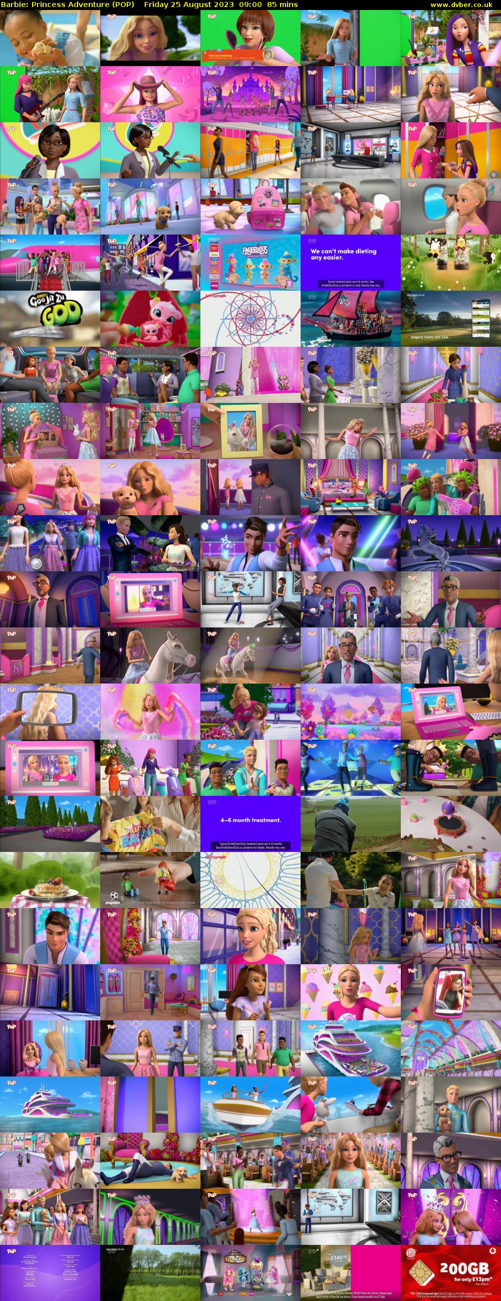 Barbie: Princess Adventure (POP) Friday 25 August 2023 09:00 - 10:25