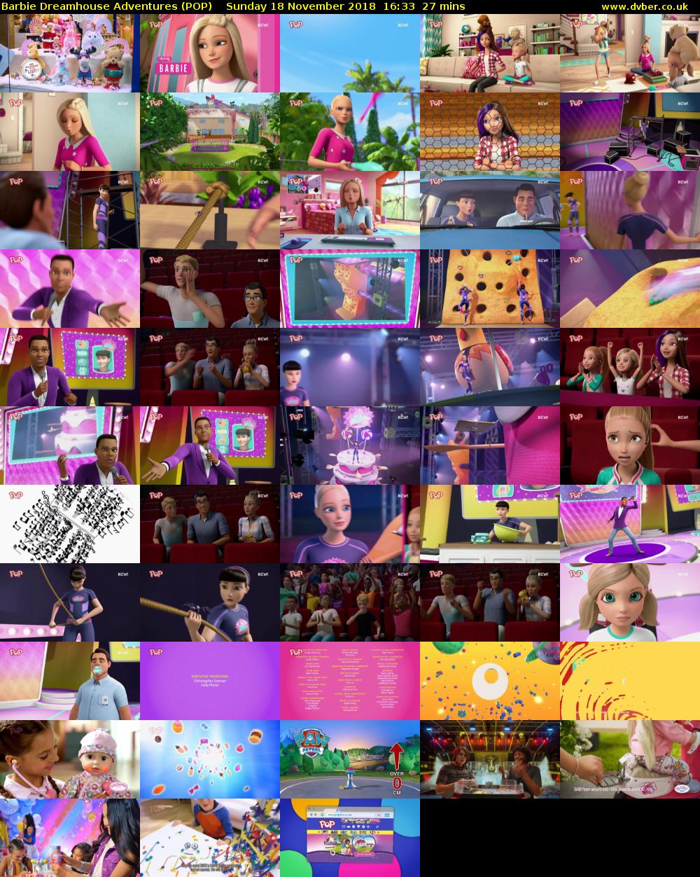 Barbie Dreamhouse Adventures (POP) Sunday 18 November 2018 16:33 - 17:00